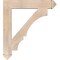 Ekena Millwork Balboa Arts & Crafts Smooth Bracket, Douglas Fir, 5 1/2"W x 36"D x 40"H BKT06X36X40BOA03SDF - alternate 3